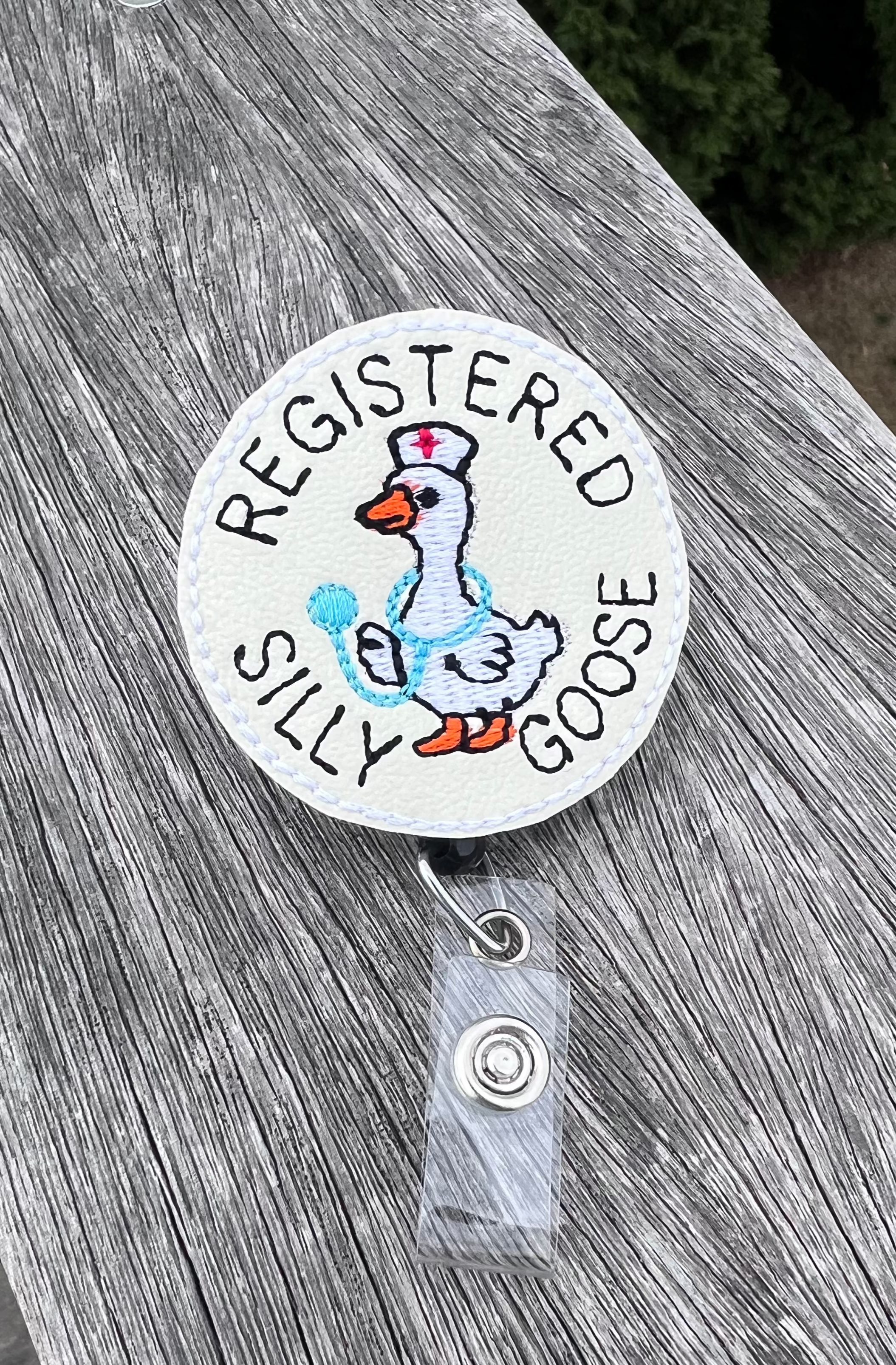 Registered- Silly-Goose-Badge -Reel