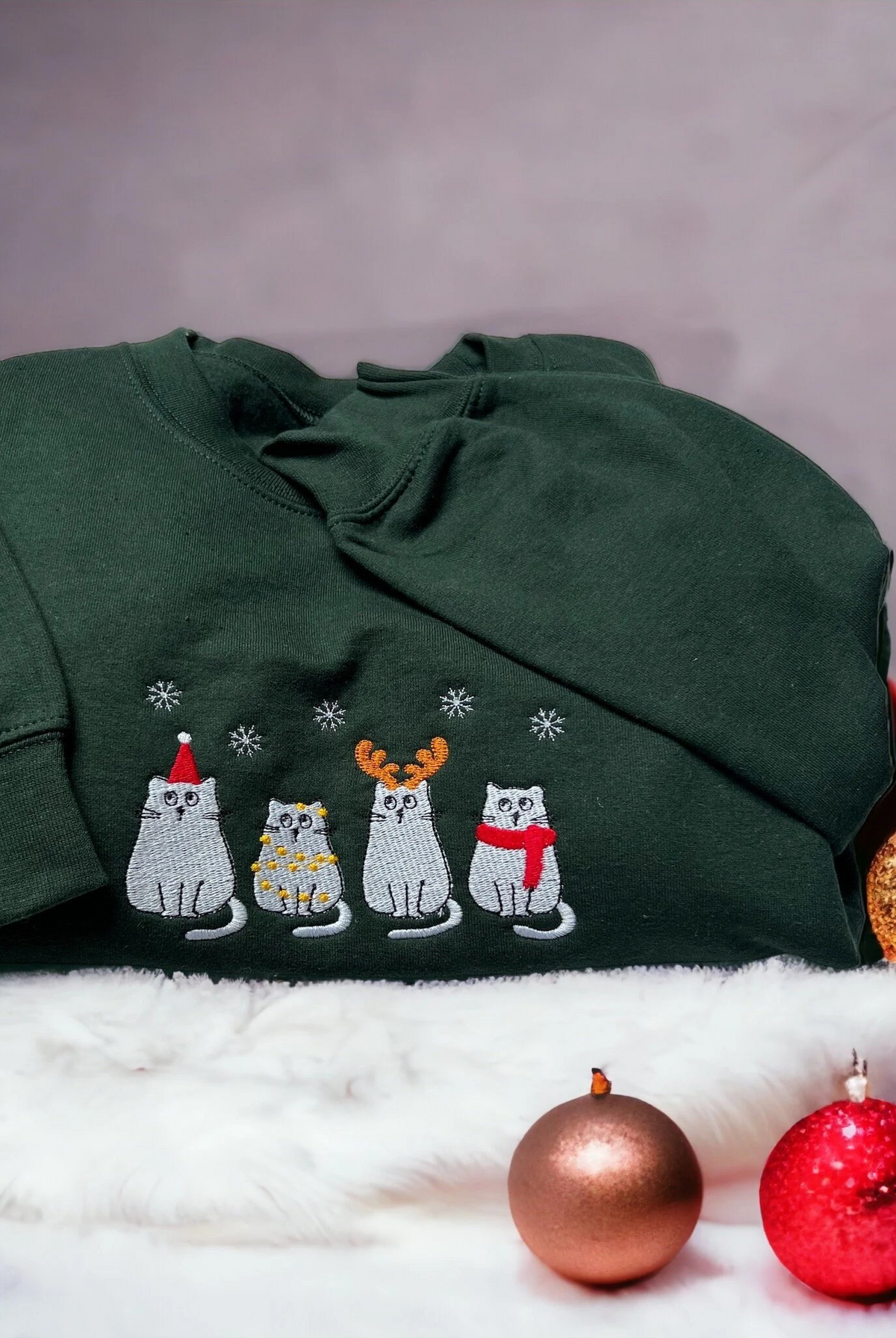 Cat Christmas Sweatshirt