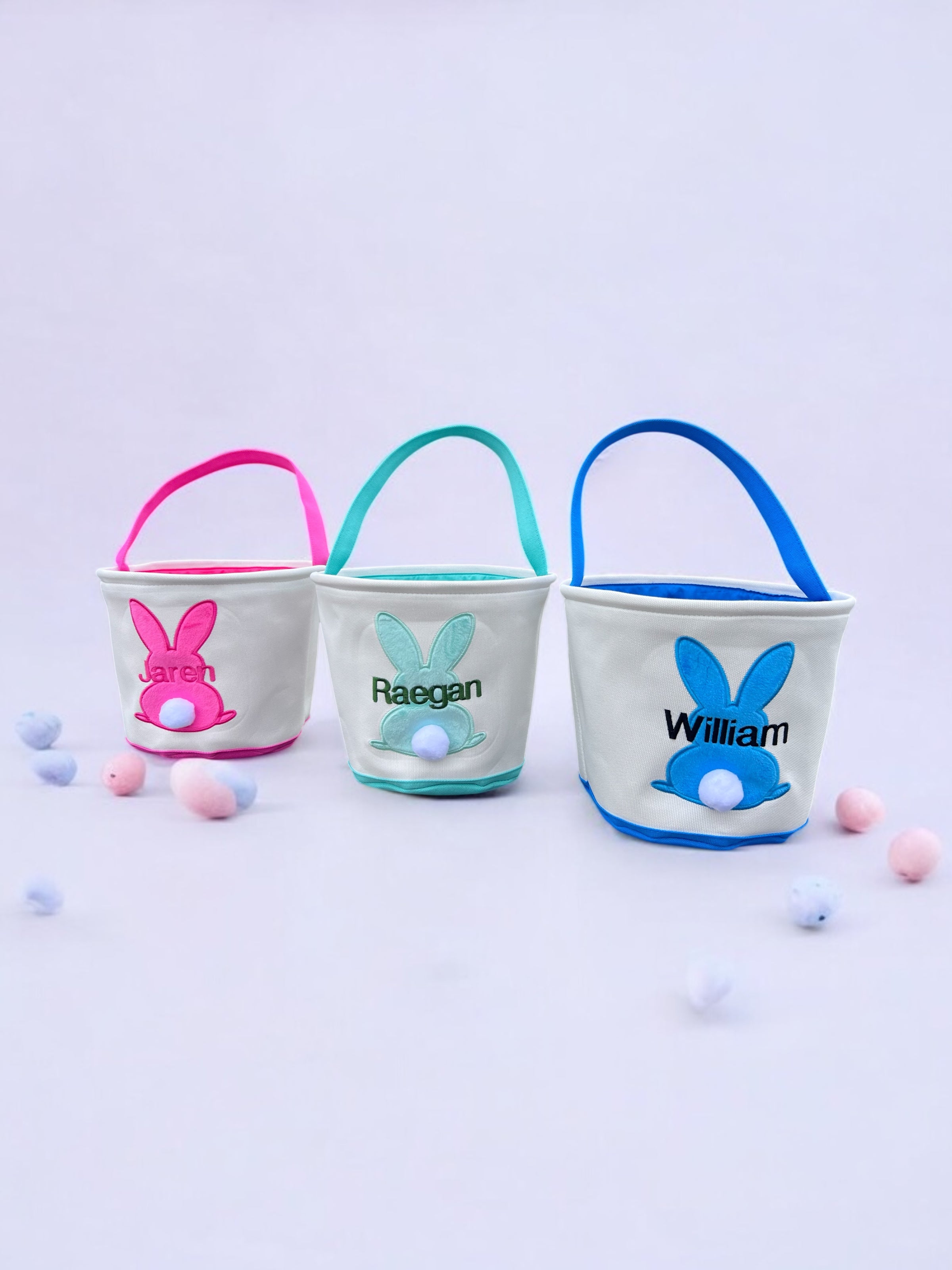 Personalized Easter Baskets and Bunnies