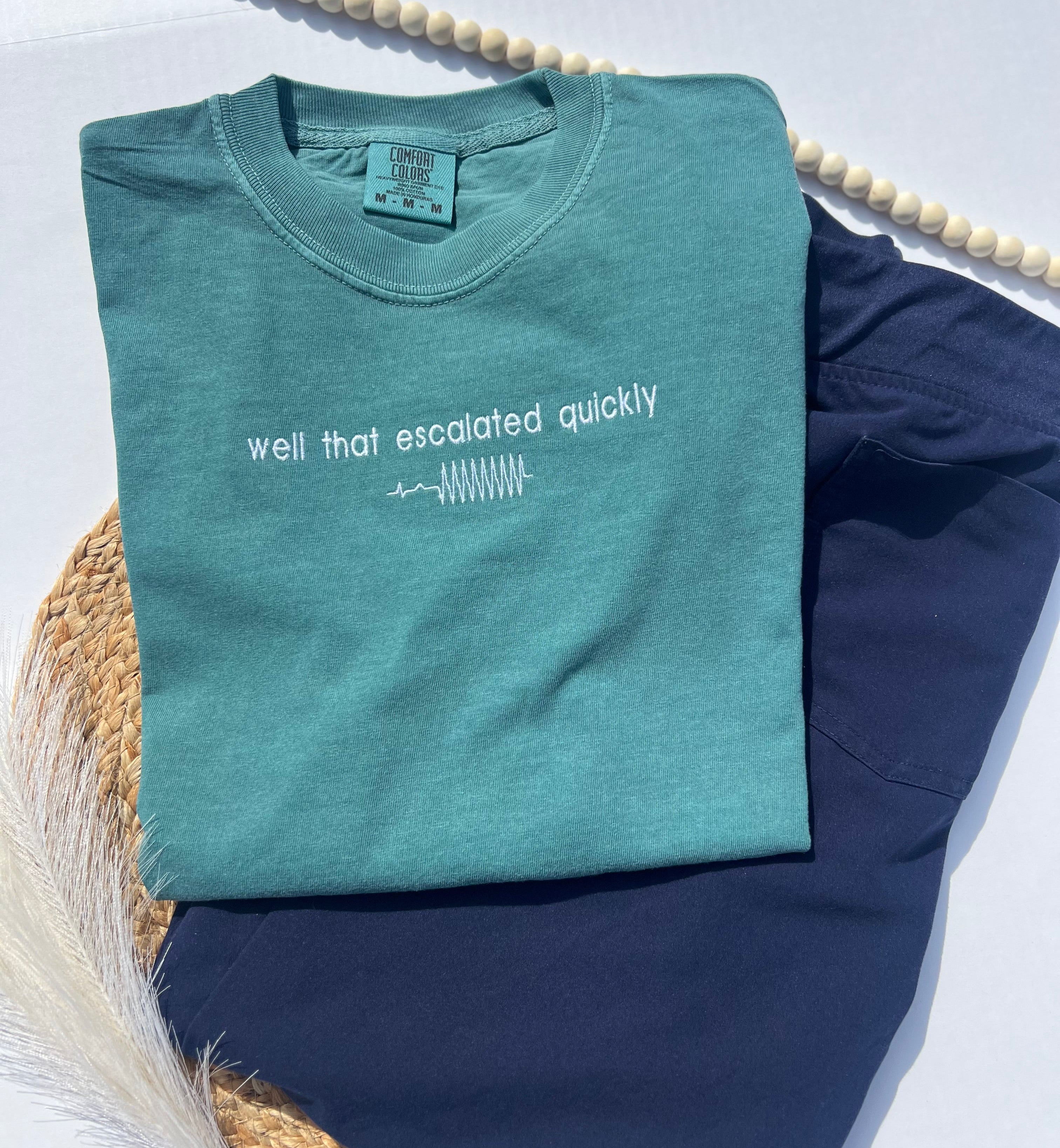 well that escalated quickly v-tach shirt