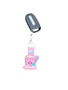Handcrafted Embroidered Sand Bucket Keychain – Beach-Inspired Accessory