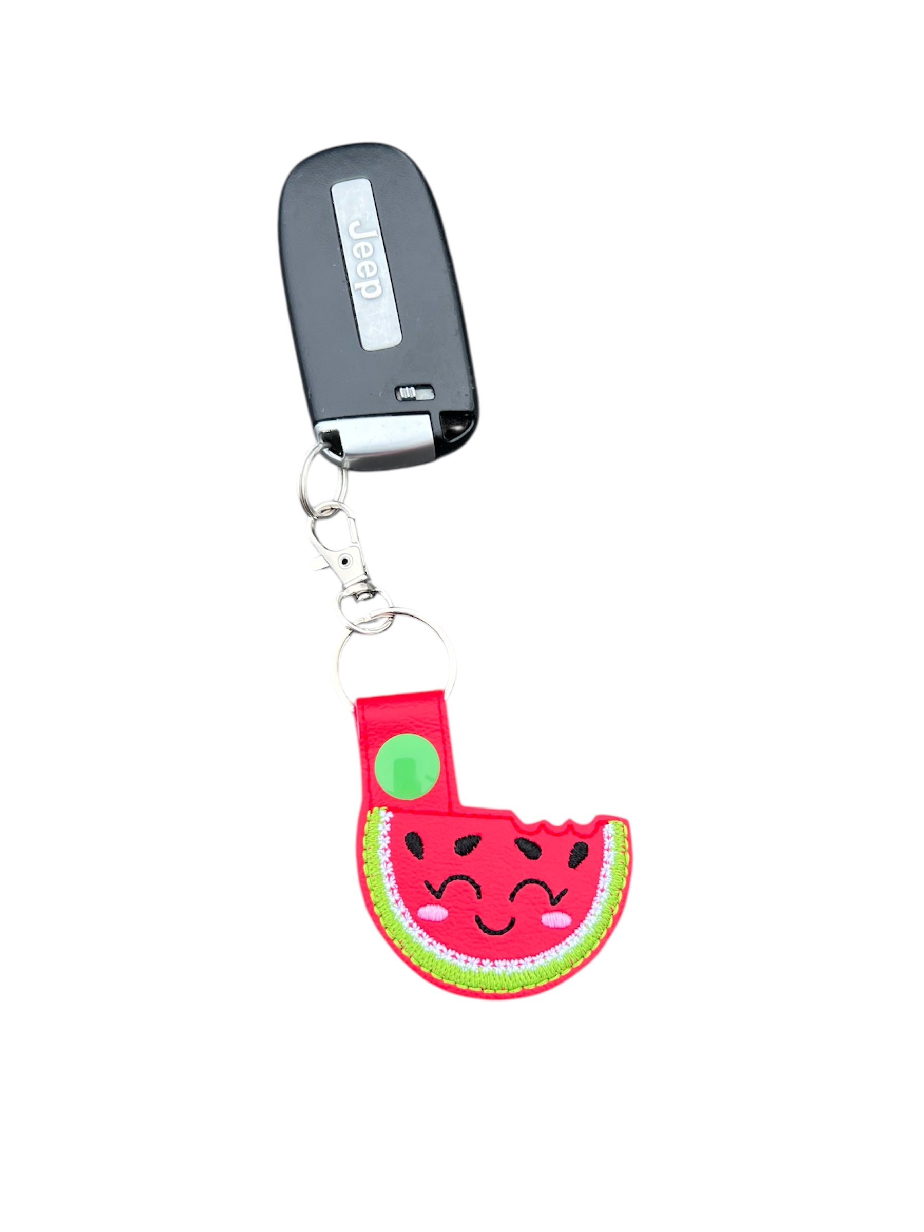 Handmade Kawaii Watermelon Keychain – Cute & Colorful Accessory