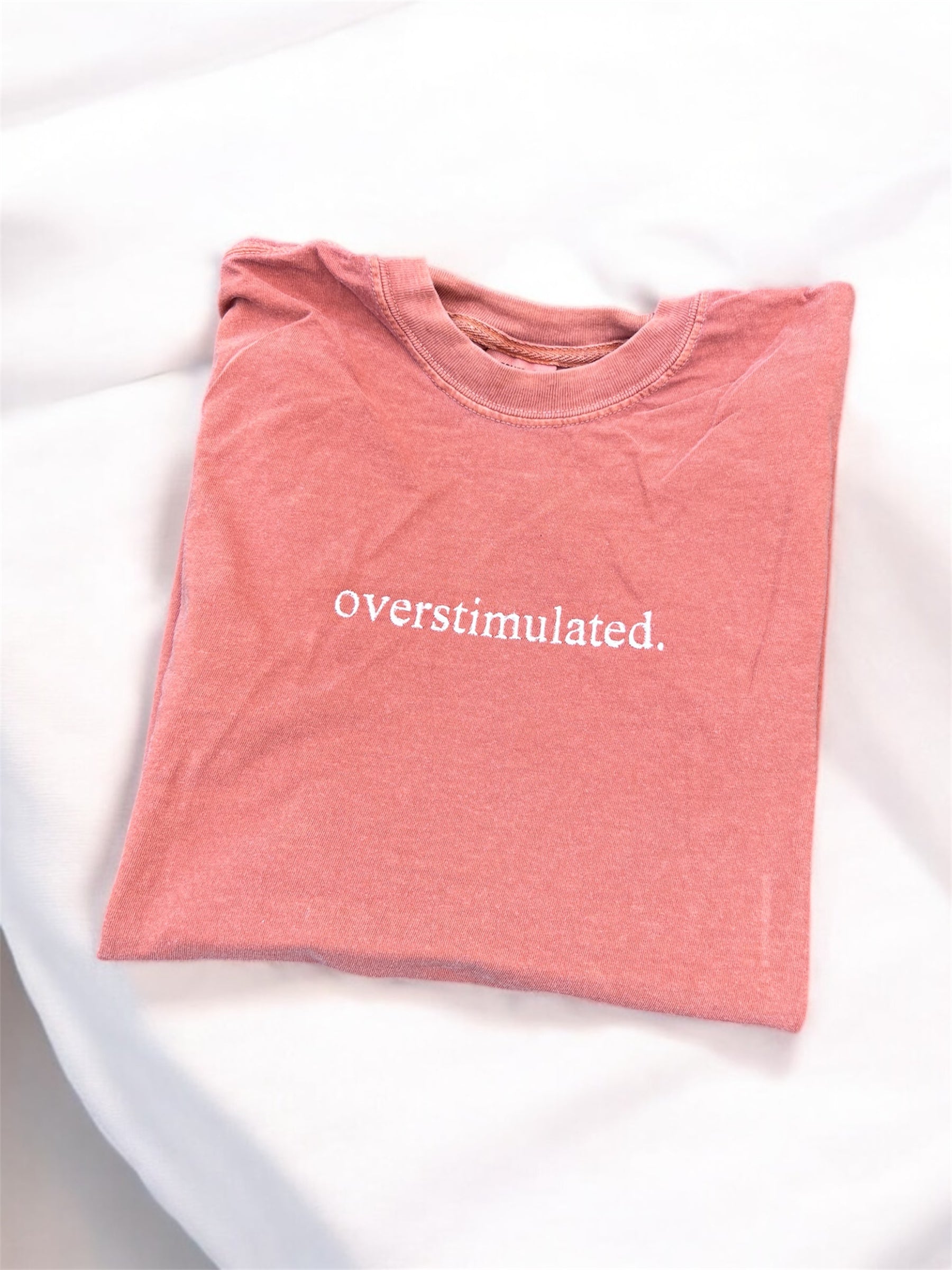 Overstimulated Short Sleeve Embroidered Shirt