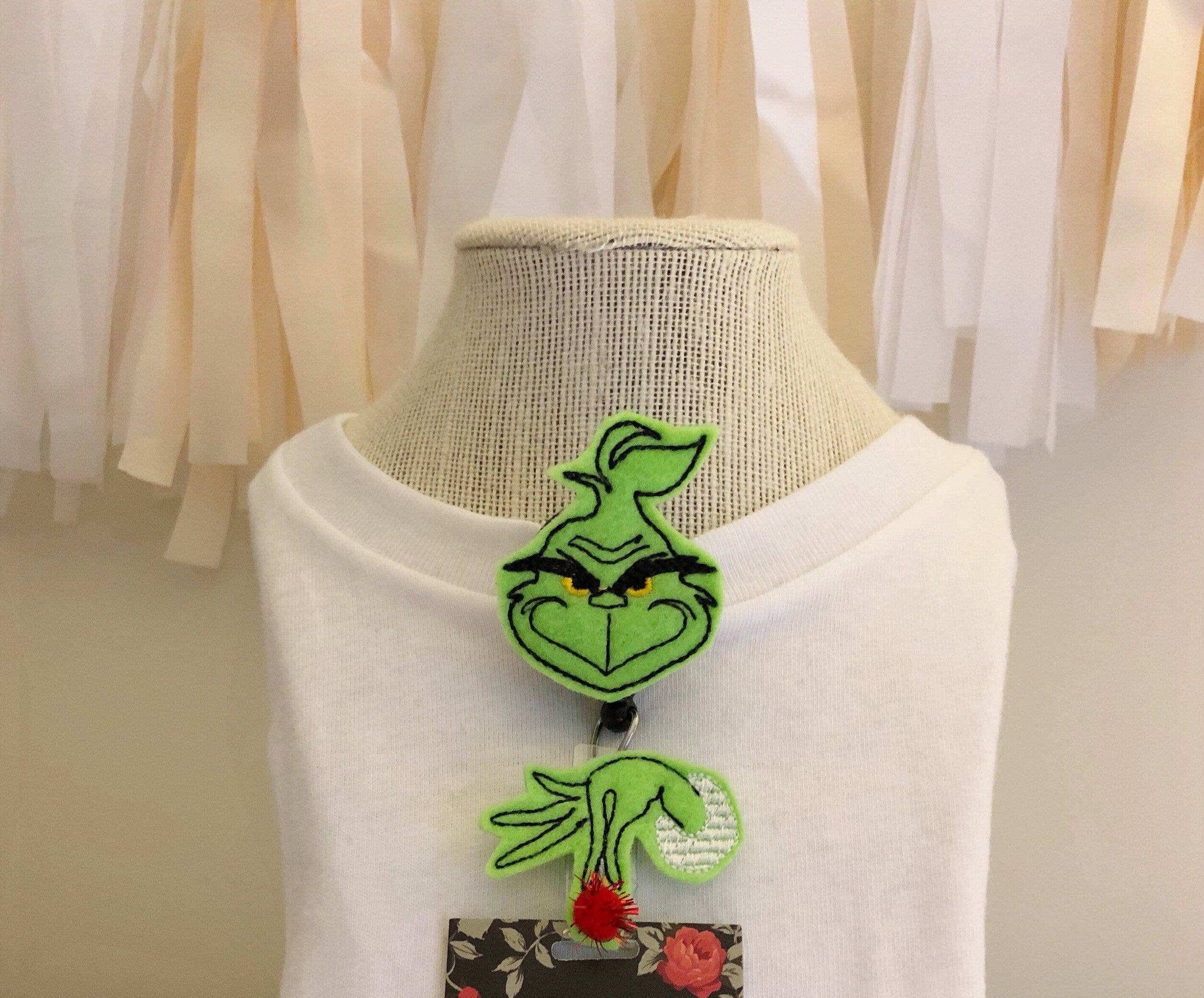 christmas badge reel