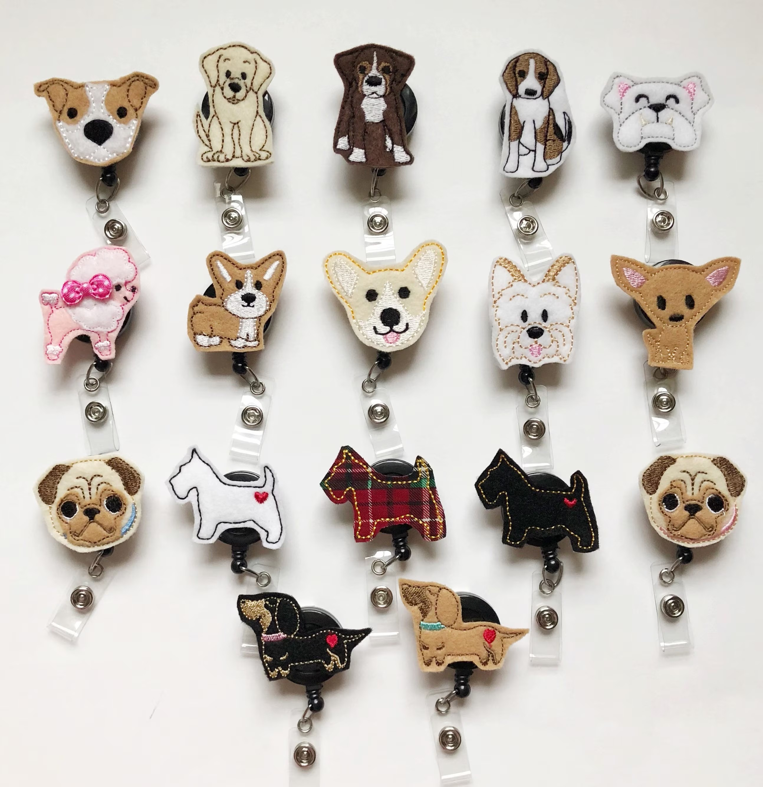 Dog Badge Reels