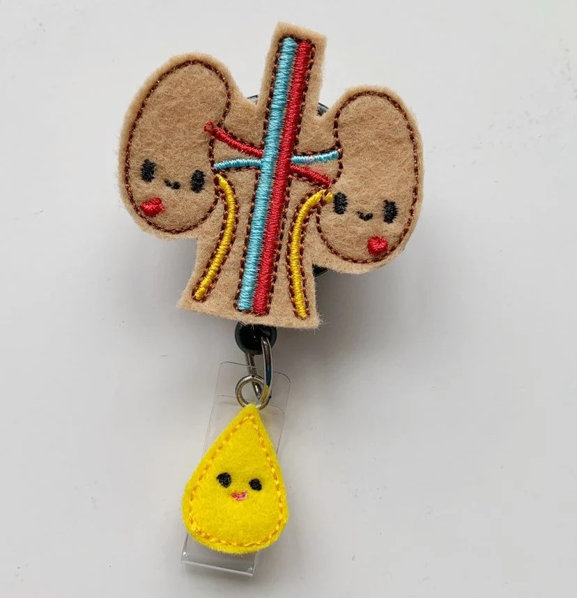 Kidney and Urine Badge Reel