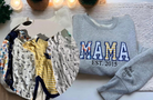 Mama Sweatshirt Embroidered with Onesies