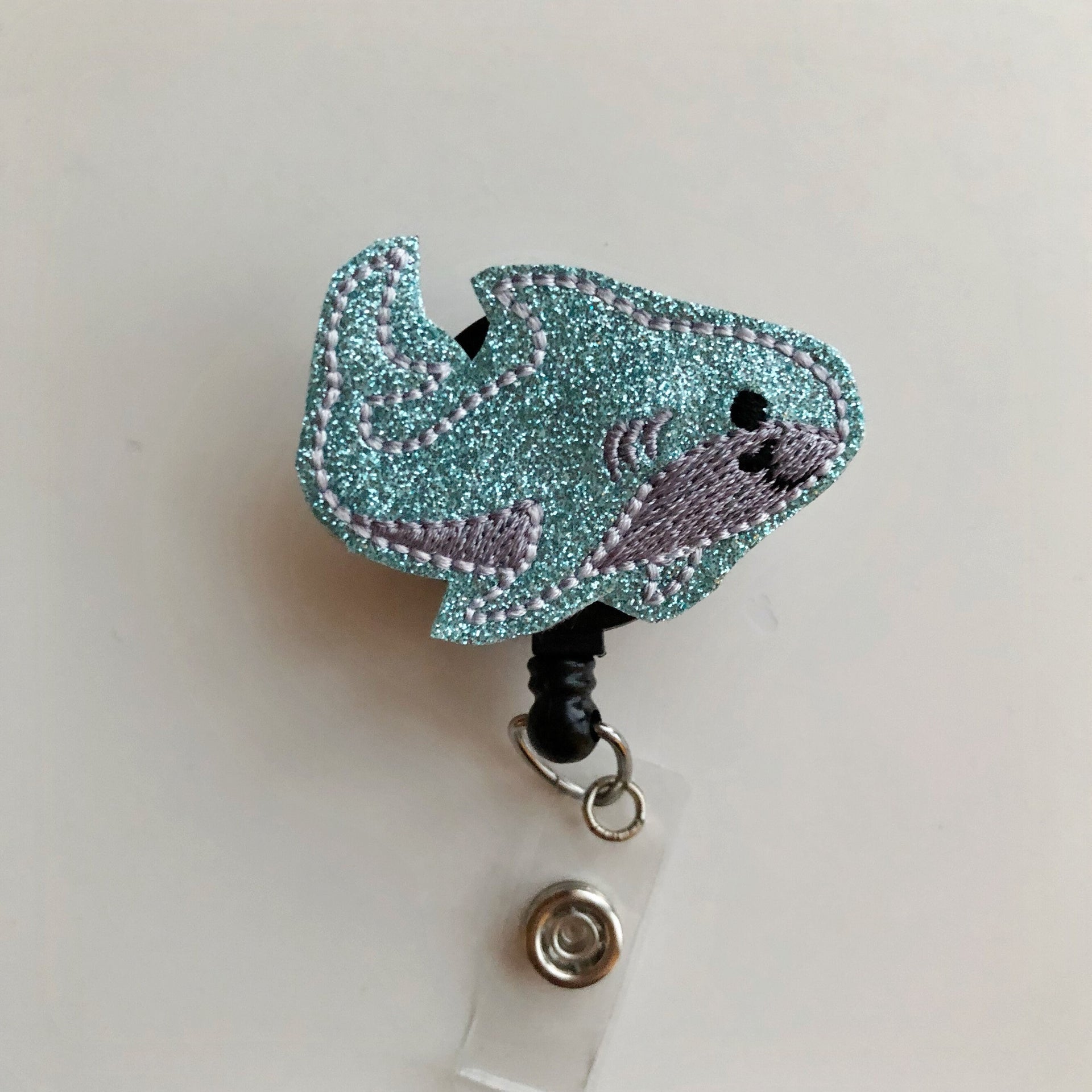 fish badge reels Shark Reel – Dive Into Fun and Function – Amanda Rose Thread Co The label contains a Ball+bearing_specs007:6BB; 1RB Premium Adhesive Lure Tape Color:Green Pumpkin Chart Tail