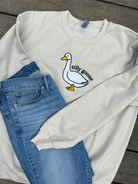 Silly Goose Embroidered Sweatshirt